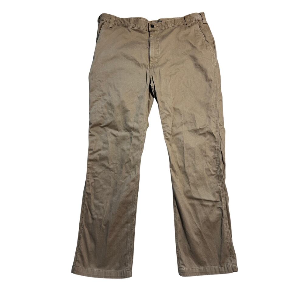 Carhartt Men's Relaxed Fit Twill 5-Pocket Work Utility Pants Khaki Tan 42x34